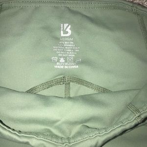 BuffBunny leggings sage color ankle length